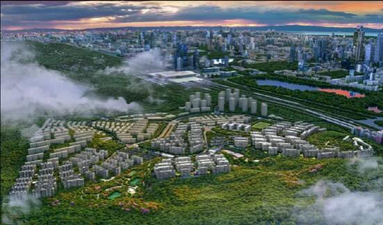 中國鐵建·山語桃源全盤效果圖 中國鐵建·山語桃源全盤效果圖