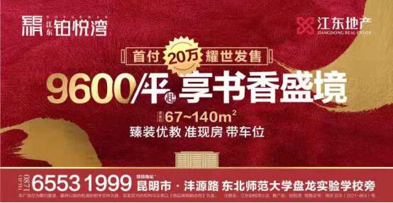 江東鉑悅灣的降價宣傳海報 江東鉑悅灣的降價宣傳海報