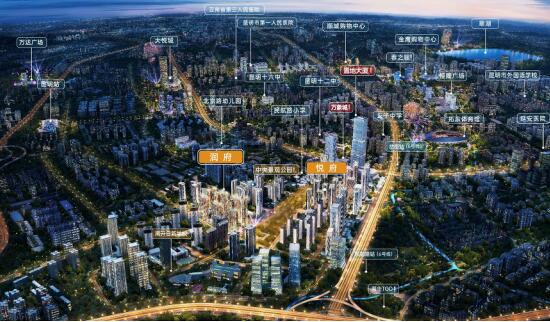 華潤中心潤府項目區位 華潤中心潤府項目區位