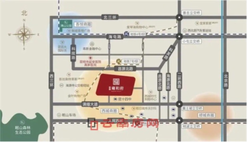 招商雍和府項目區位 招商雍和府項目區位