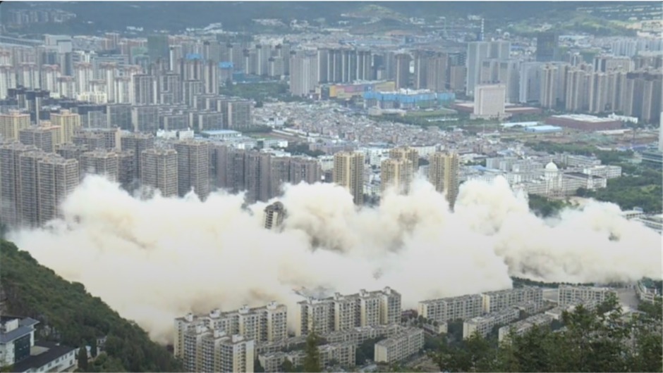 義承接盤爛尾樓后選擇爆破拆除 義承接盤爛尾樓后選擇爆破拆除