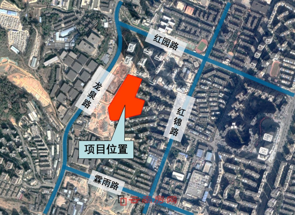 俊發·龍泉俊園三期地塊位置示意圖,緊鄰龍泉路 俊發·龍泉俊園三期地塊位置示意圖,緊鄰龍泉路