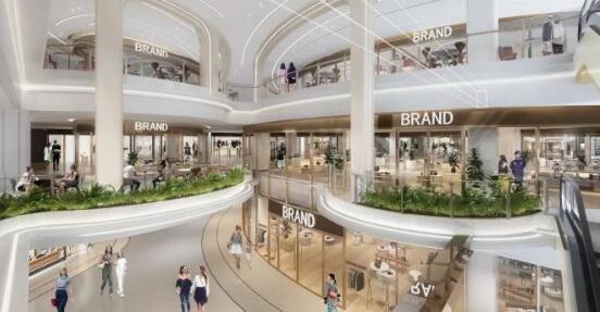 七彩METOWN購物中心升級后的效果圖 七彩METOWN購物中心升級后的效果圖