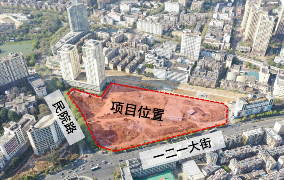大華一二一大街總部基地項目二期位置示意 大華一二一大街總部基地項目二期位置示意
