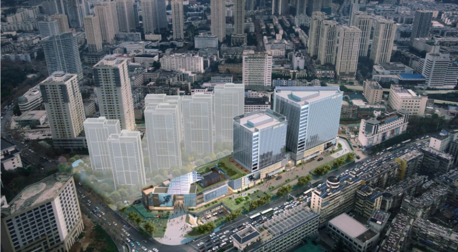 大華一二一大街總部基地項目二期實景鳥瞰圖 大華一二一大街總部基地項目二期實景鳥瞰圖