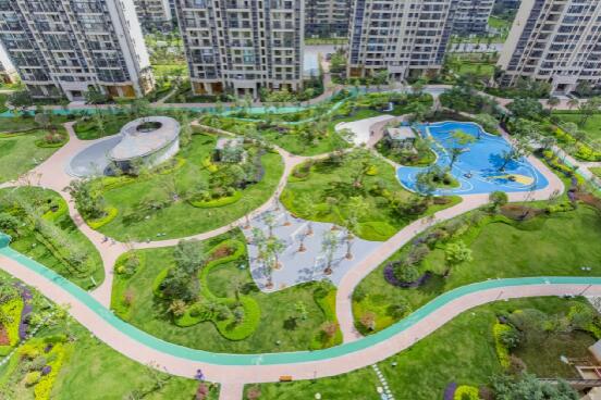 翡麗公園一期已交付地塊實景 翡麗公園一期已交付地塊實景