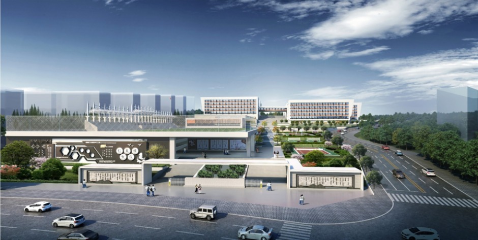 呈貢B地塊60班小學規效果圖,占地約87畝 呈貢B地塊60班小學規效果圖,占地約87畝