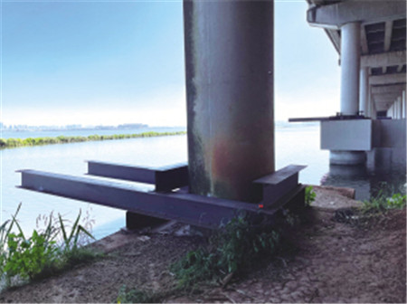 將在高海高速橋下建設長260米的水上浮橋 將在高海高速橋下建設長260米的水上浮橋