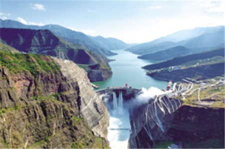 白鶴灘水電站 新華社發 閆科任 攝 白鶴灘水電站 新華社發 閆科任 攝