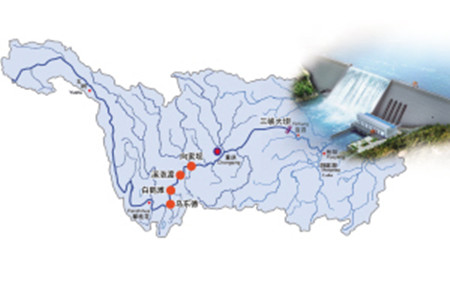 四條“巨龍”屹立金沙江云南段 四條“巨龍”屹立金沙江云南段