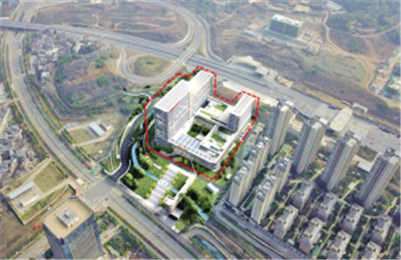 昆明市二院新院一期開始圍擋施工 昆明市二院新院一期開始圍擋施工