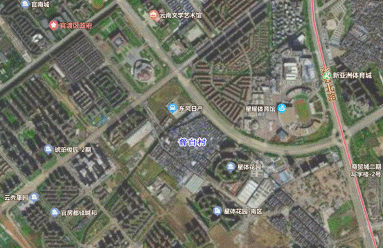 普自村城改還有較大待拆遷面積 普自村城改還有較大待拆遷面積