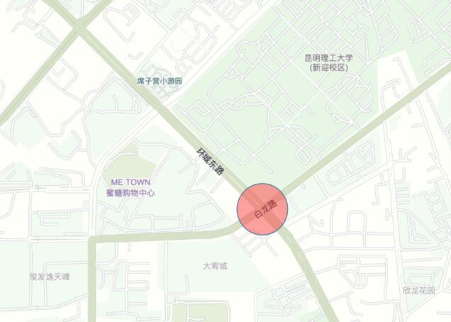 環城東路-白龍路交叉口區位圖 環城東路-白龍路交叉口區位圖