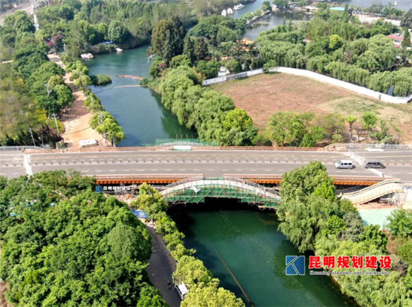 大觀河朝云橋計劃5月完工 大觀河朝云橋計劃5月完工