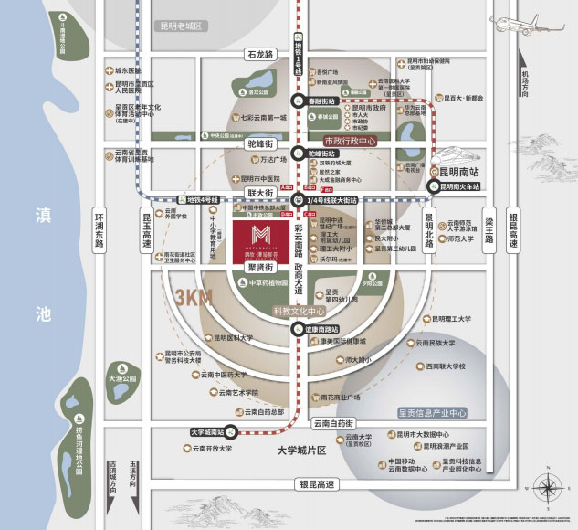 鵬欣漫城都薈區(qū)位資源示意 鵬欣漫城都薈區(qū)位資源示意