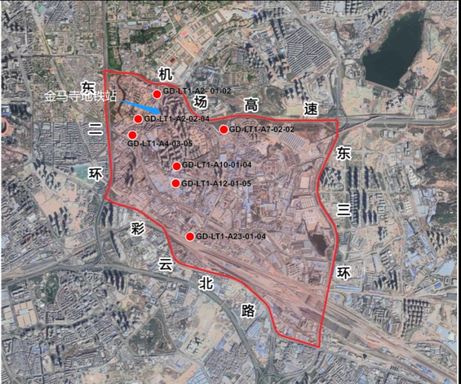 此次調規范圍,涉及地塊主要分散在金馬寺地鐵站周邊 此次調規范圍,涉及地塊主要分散在金馬寺地鐵站周邊