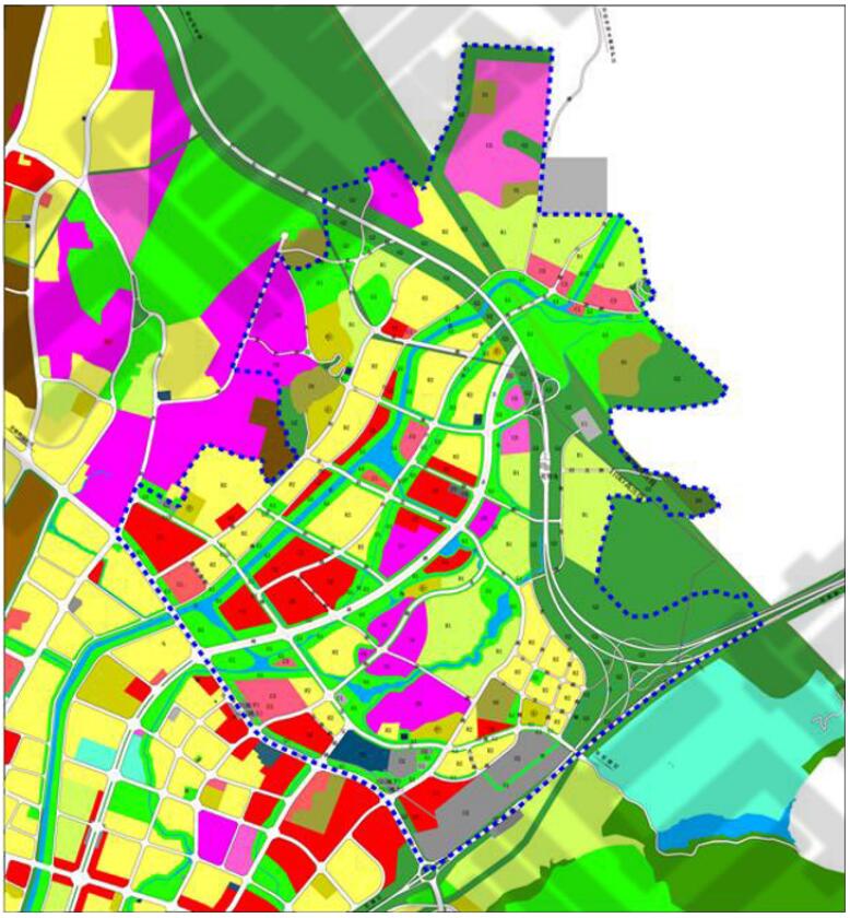 2011年公布的北部山水新城控詳規(guī) 2011年公布的北部山水新城控詳規(guī)