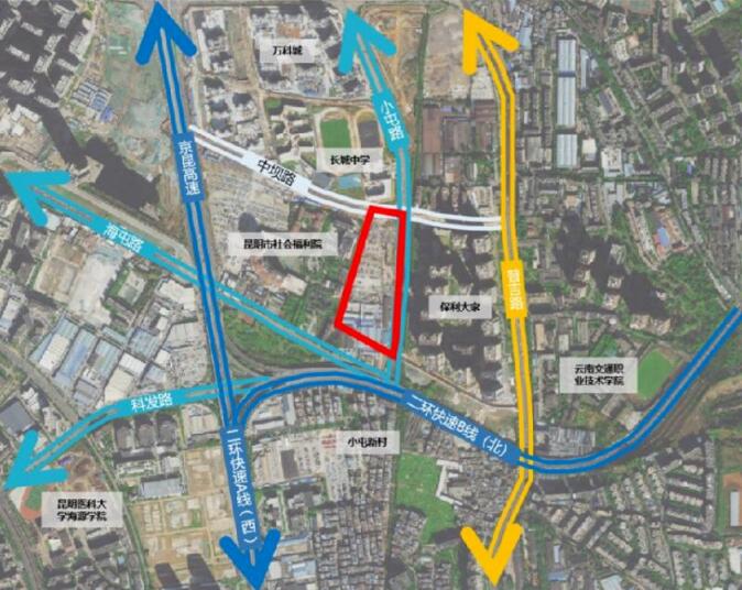金地峯境西南側新增一宗教育用地 金地峯境西南側新增一宗教育用地