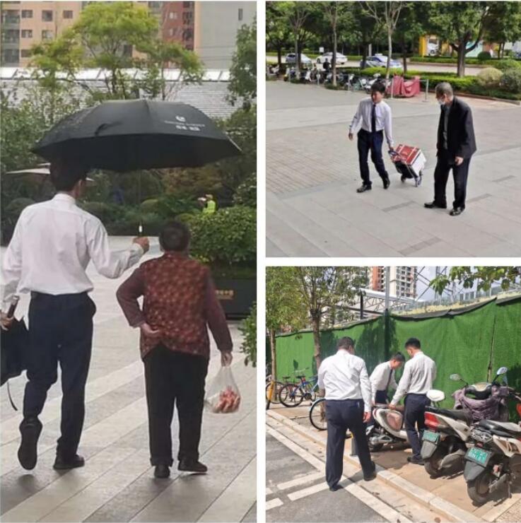 綠城的物業(yè)一直很有口碑(圖中為綠城誠園的物業(yè)人員在為業(yè)主提供服務(wù)) 綠城的物業(yè)一直很有口碑(圖中為綠城誠園的物業(yè)人員在為業(yè)主提供服務(wù))