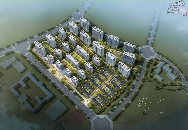 東湖文林拾翠規(guī)劃圖(圖自項目) 東湖文林拾翠規(guī)劃圖(圖自項目)