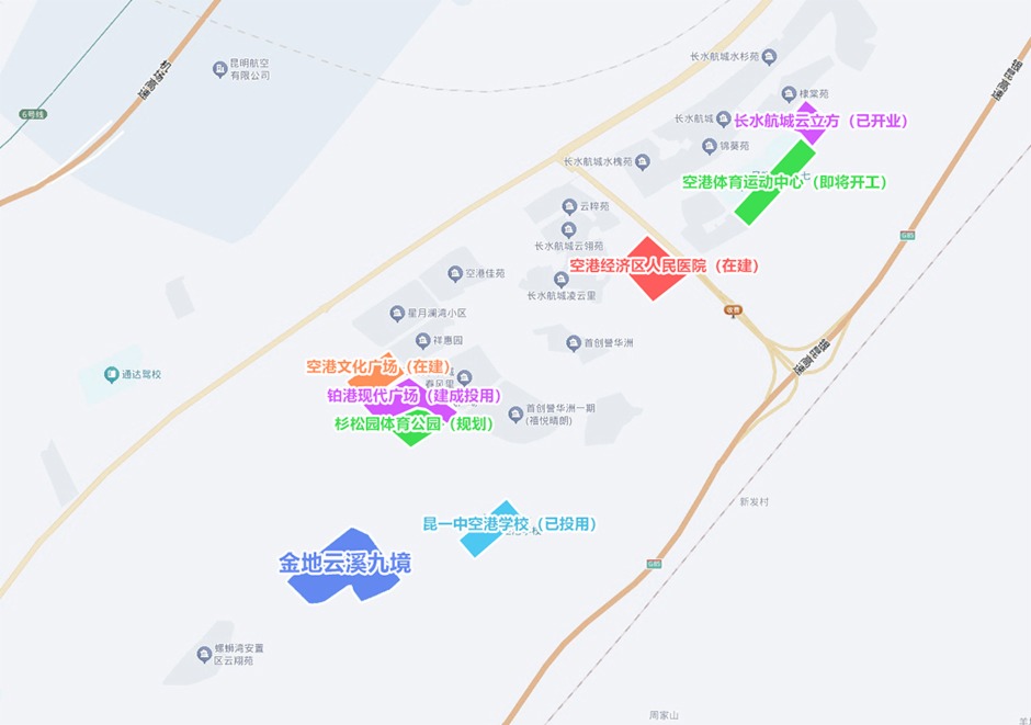 金地云溪九境區位配套示意圖 金地云溪九境區位配套示意圖