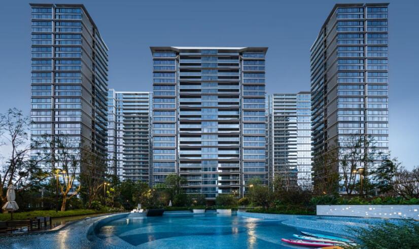 鳳起蘭庭實景圖(圖源云南綠城) 鳳起蘭庭實景圖(圖源云南綠城)