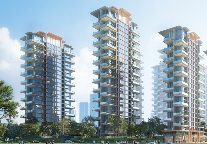 邦泰·觀云朗月的空中綠植相對較少 邦泰·觀云朗月的空中綠植相對較少