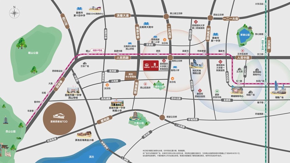 中鐵時代央著區位圖 中鐵時代央著區位圖