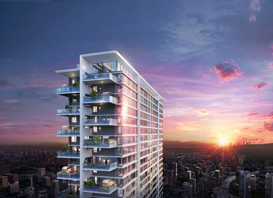 義承・丹霞翠嶼“把森林搬進一環”(效果圖) 義承・丹霞翠嶼“把森林搬進一環”(效果圖)