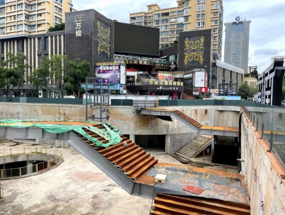 已經停工多時的南屏茂 已經停工多時的南屏茂