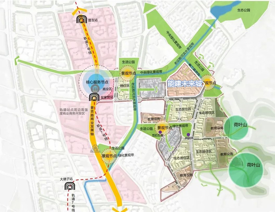 能建未來(lái)城周邊規(guī)劃有大量公園綠地 能建未來(lái)城周邊規(guī)劃有大量公園綠地