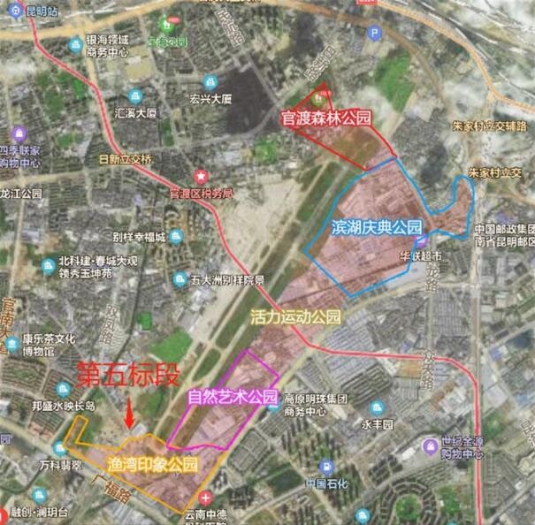漁灣印象公園是中央公園的一部分 漁灣印象公園是中央公園的一部分
