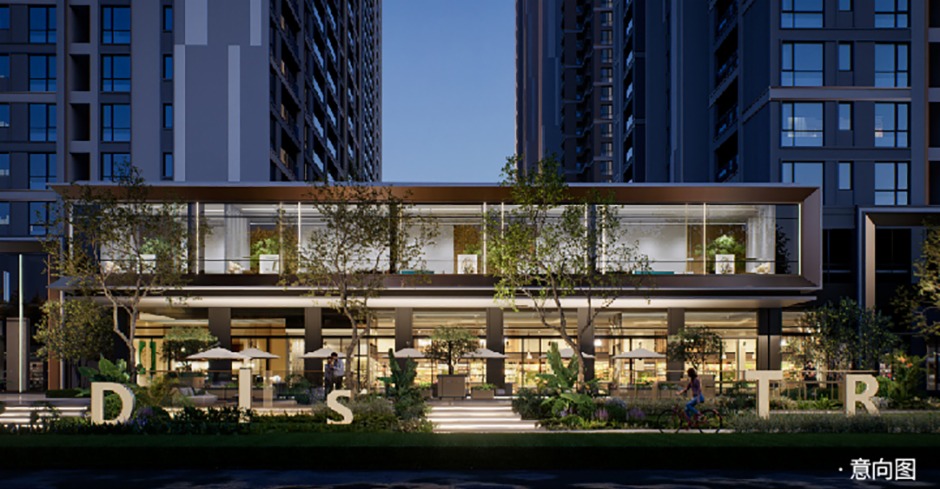 商業街效果圖 商業街效果圖