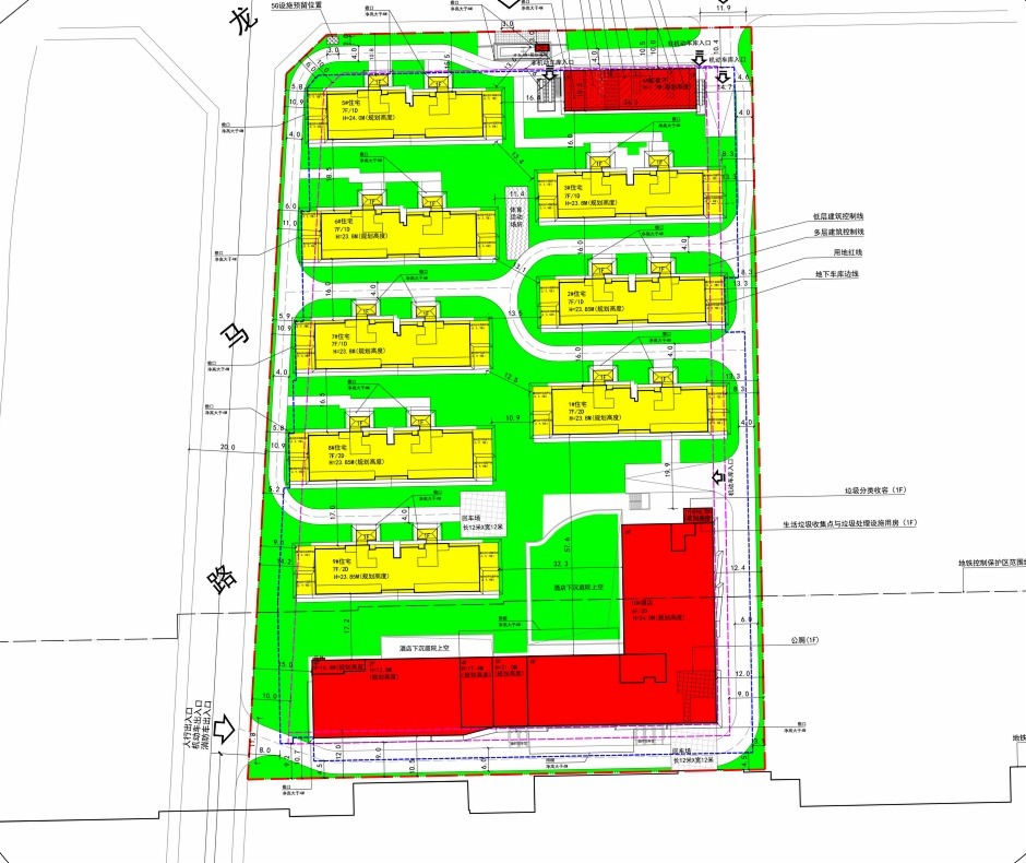 半島1903建筑平面布局 半島1903建筑平面布局