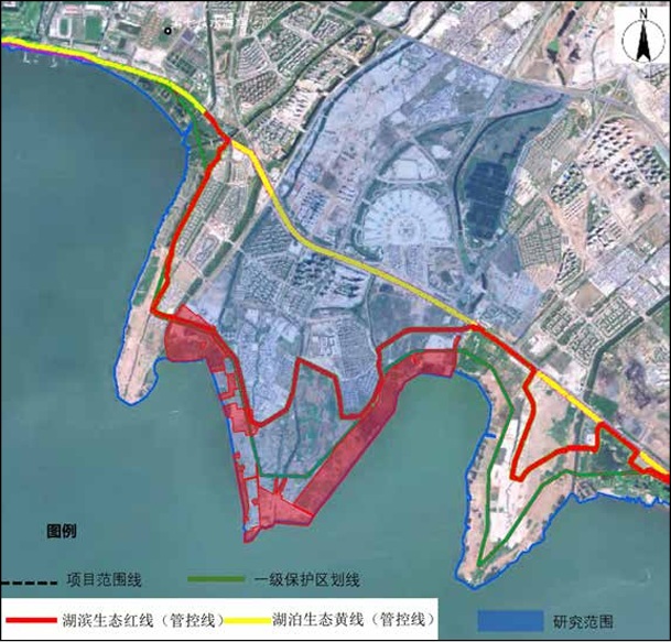 福保半島濕地絕大部分在滇池紅線保護范圍內 福保半島濕地絕大部分在滇池紅線保護范圍內