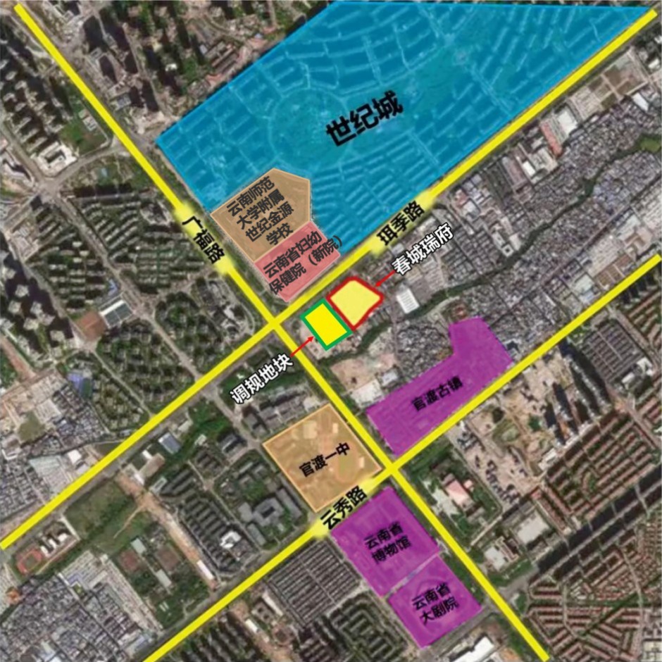 被調(diào)規(guī)等待出讓的原七星級酒店地塊(綠框內(nèi)區(qū)域) 被調(diào)規(guī)等待出讓的原七星級酒店地塊(綠框內(nèi)區(qū)域)