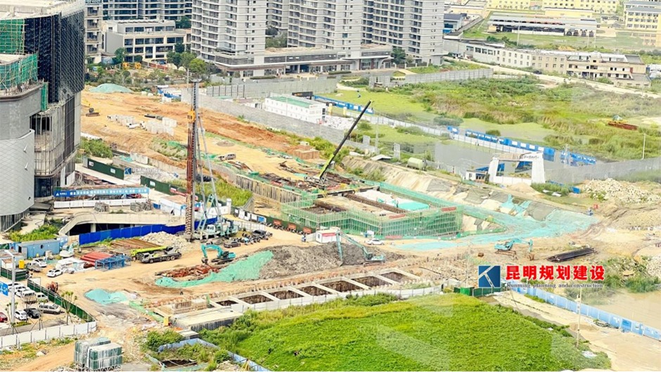 春城路下穿節點工程主道與飛虎大道接駁將在年底前完成 春城路下穿節點工程主道與飛虎大道接駁將在年底前完成