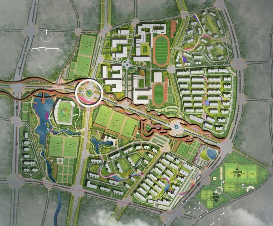 昆明國際體院運動康養谷平面規劃 昆明國際體院運動康養谷平面規劃