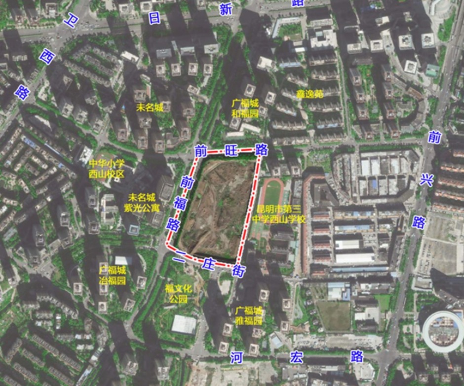 原廣福城A4地塊位置 原廣福城A4地塊位置