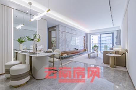 組圖:書香云海B1戶型約128.6平米實體樣板 欣賞